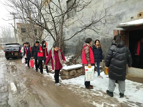 图为郑州市残联赴登封开展调研慰问困难残疾人活动